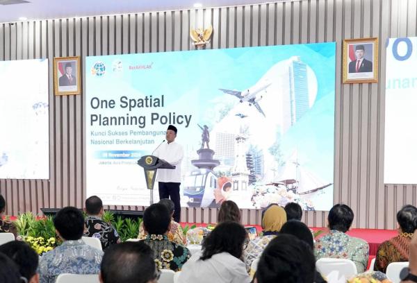 Hari Tata Ruang, Menteri Nusron Tekankan Penyelesaian _One Map Policy_ dan _One...