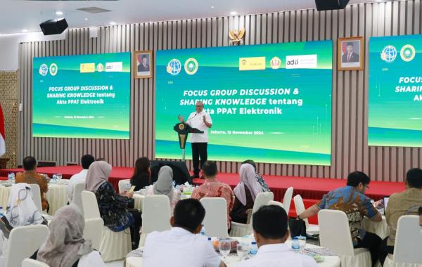 Percepat Proses Digitalisasi, Kementerian ATR/BPN Dorong Penerapan Akta Tanah El...