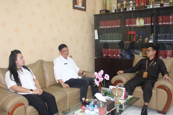 Kantor Pertanahan Kota Bitung dan Pengadilan Negeri Bitung Bahas Rencana Kerja S...