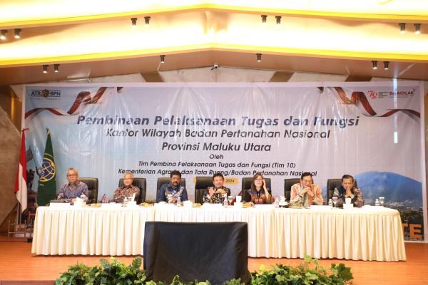 Jalankan Arahan Menteri AHY, Kanwil BPN Provinsi Maluku Utara Siap Implementasik...