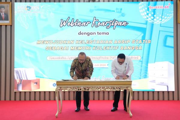 Raih Penghargaan dari ANRI, Kementerian ATR/BPN Upayakan Pengelolaan Arsip yang...